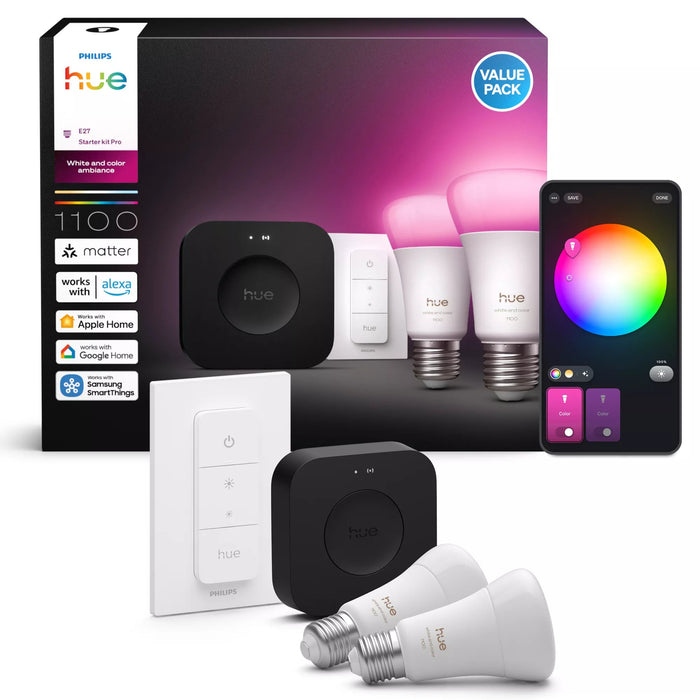 EAN 8720169374683 - Philips Hue White and Color ambiance 8720169374683 iluminación inteligente Kit de iluminación inteligente imagen 3