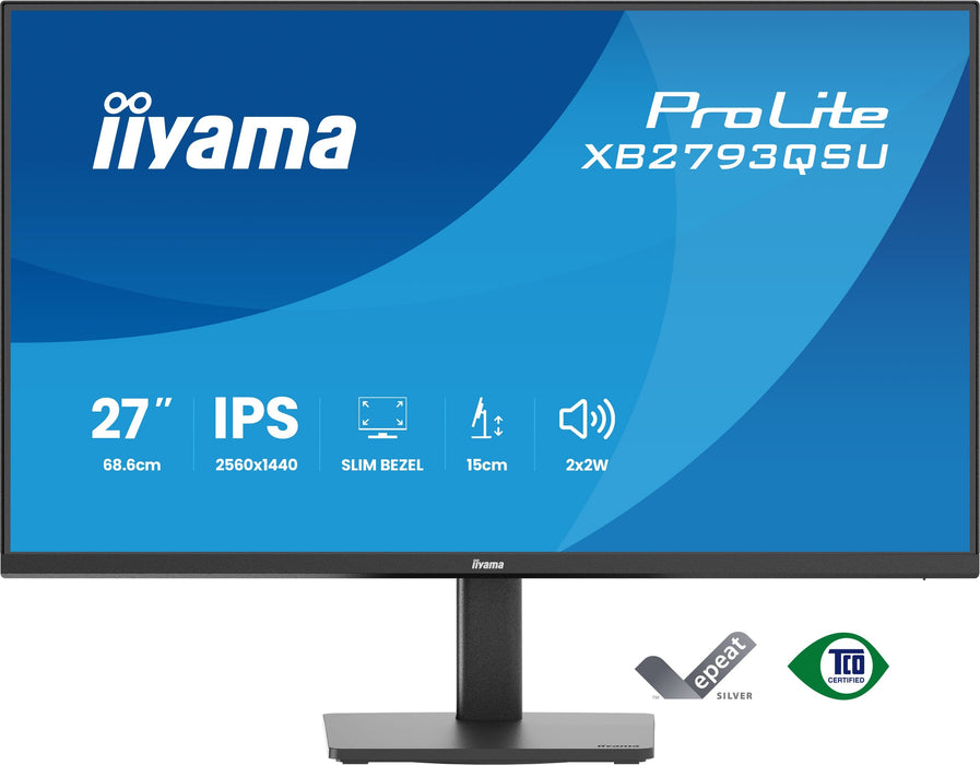 EAN 4948570126781 - iiyama ProLite XB2793QSU-B1 pantalla para PC 68,6 cm (27") 2560 x 1440 Pixeles Quad HD LED Negro imagen 2