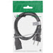 EAN 4043718232147 - InLine 16658D cable de transmisión Negro 1 m Enchufe tipo F IEC C19 imagen 2