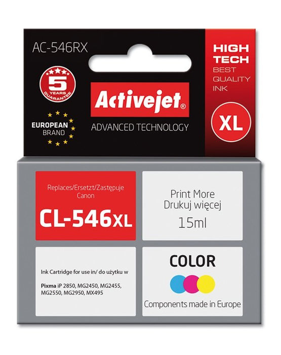 EAN 5901443096535 - Activejet AC-546RX cartucho de tinta 1 pieza(s) Compatible Alto rendimiento (XL) Cian, Magenta, Amarillo imagen 2