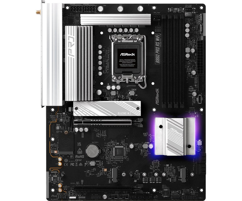 EAN 4711581490239 - Asrock B860 Pro RS WiFi Intel B860 LGA 1851 (Socket V1) ATX imagen 2
