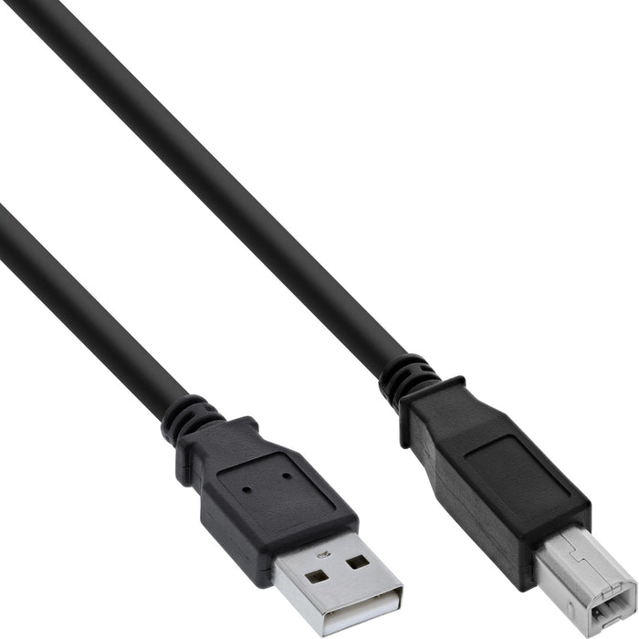 EAN 4043718138807 - InLine 34550X cable USB 0,5 m USB A USB B 0,48 Gbit/s Negro imagen 1