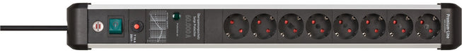EAN 4007123677115 - Brennenstuhl 1391010800 base múltiple 3 m 8 salidas AC Interior Negro, Plata imagen 2