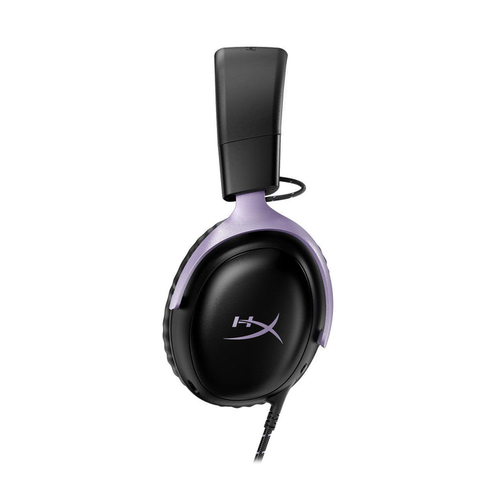 EAN 826581029540 - HyperX Cloud III Auriculares Alámbrico Diadema Juego USB Tipo C Negro, Lavanda imagen 4