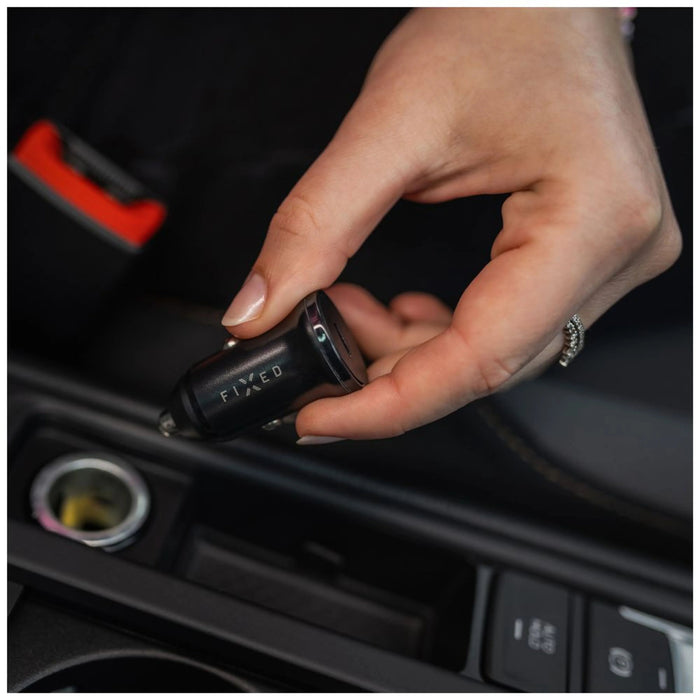 EAN 8591680164592 - FIXED FIXCC20N-C-BK cargador de dispositivo móvil Universal Negro Encendedor de cigarrillos Carga rápida  imagen 7
