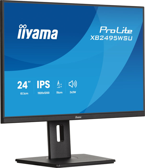 EAN 4948570127641 - iiyama ProLite XB2495WSU-B1 pantalla para PC 61,2 cm (24.1") 1920 x 1200 Pixeles WUXGA LCD Negro imagen 5