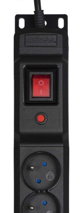 EAN 5901443111382 - Activejet COMBO/12GN/1,5M/CZ base múltiple 12 salidas AC Interior imagen 3