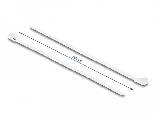EAN 4043619186426 - DeLOCK 18642 presilla Bridas adherentes para cables Nylon 100 pieza(s) imagen 2