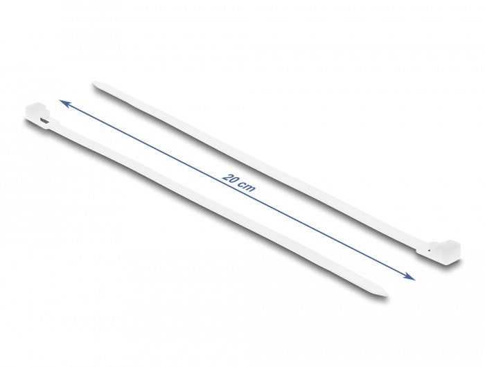 EAN 4043619186426 - DeLOCK 18642 presilla Bridas adherentes para cables Nylon 100 pieza(s) imagen 2
