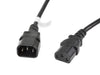 EAN 5901969409840 - Lanberg CA-C13E-11CC-0030-BK cable de transmisión Negro 3 m C13 acoplador C14 acoplador imagen 1