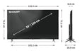 EAN 5905683272896 - Sharp 55HP5265E Televisor 139,7 cm (55") 4K Ultra HD Smart TV Wifi Negro imagen 8