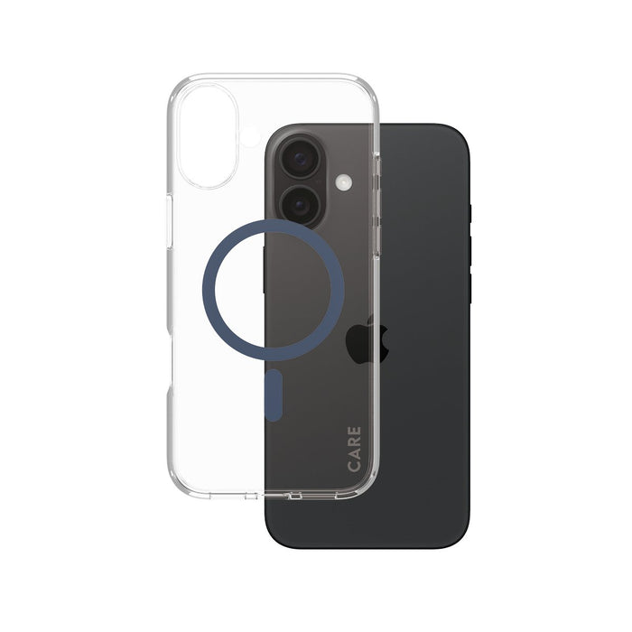 EAN 5715685004339 - PanzerGlass CARE™ by ® Urban Combat Case Transparent w. Blue MagSafe iPhone 16 Plus funda para teléfono m imagen 1