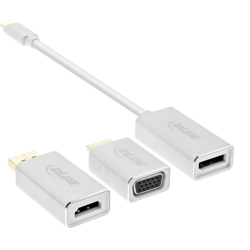 EAN 4043718276493 - InLine 64109S adaptador de cable de vídeo Plata imagen 1