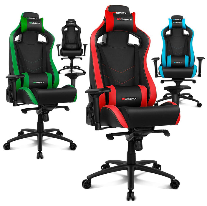EAN 8436587970887 - DRIFT DR500 Silla para videojuegos de PC Asiento acolchado tapizado Negro, Verde imagen 10