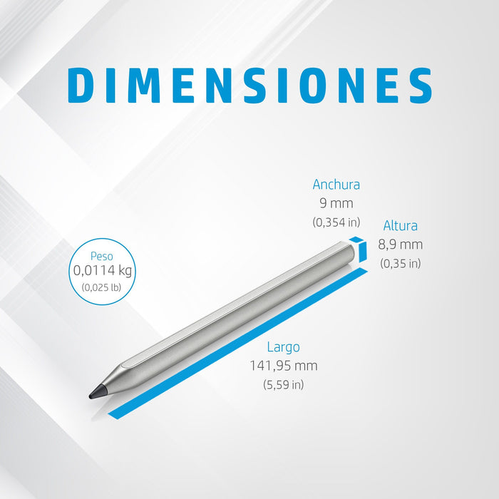 EAN 0195908495260 - HP Wireless Rechargeable USI Pen lápiz digital 20 g Plata imagen 5