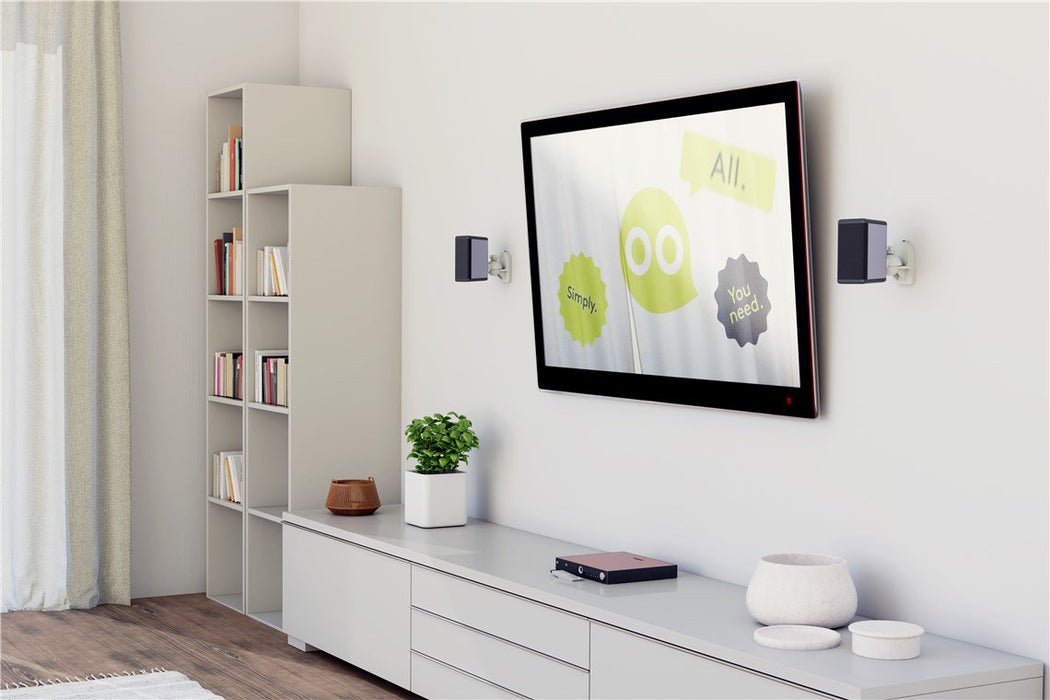EAN 4040849493942 - Goobay 49394 soporte de altavoz Pared Acrilonitrilo butadieno estireno (ABS) Blanco imagen 4