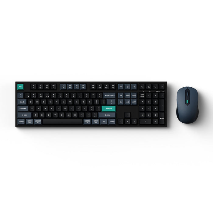 EAN 4894979039606 - Keychron B36 + BM25 teclado Ratón incluido Universal USB + RF Wireless + Bluetooth QWERTY Inglés Negro imagen 1