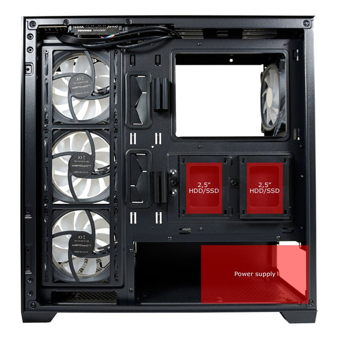 EAN 4260070129414 - LC-Power LC-715B-ON carcasa de ordenador Midi Tower Negro imagen 14