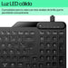 EAN 197192768549 - HP 400 Backlit Wired Keyboard teclado Hogar USB Negro imagen 11