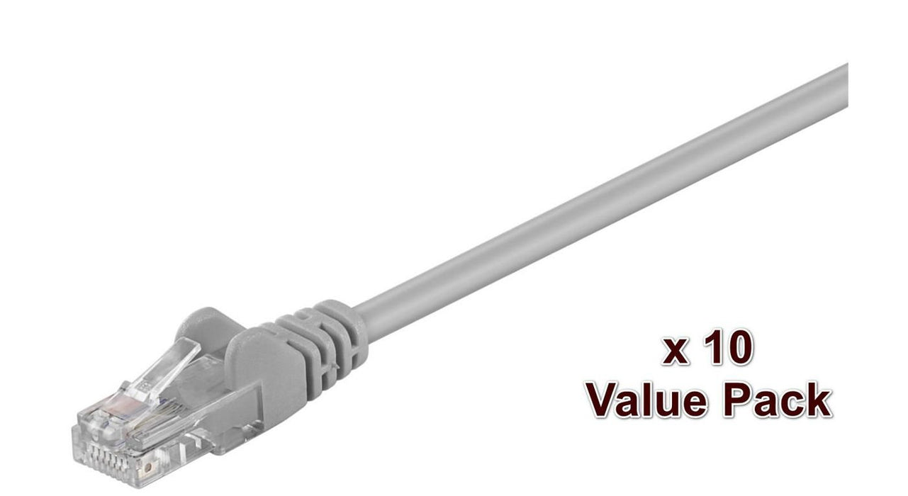 EAN 5704327713838 - Microconnect V-UTP5005VP cable de red Gris 0,5 m Cat5e U/UTP (UTP) imagen 1