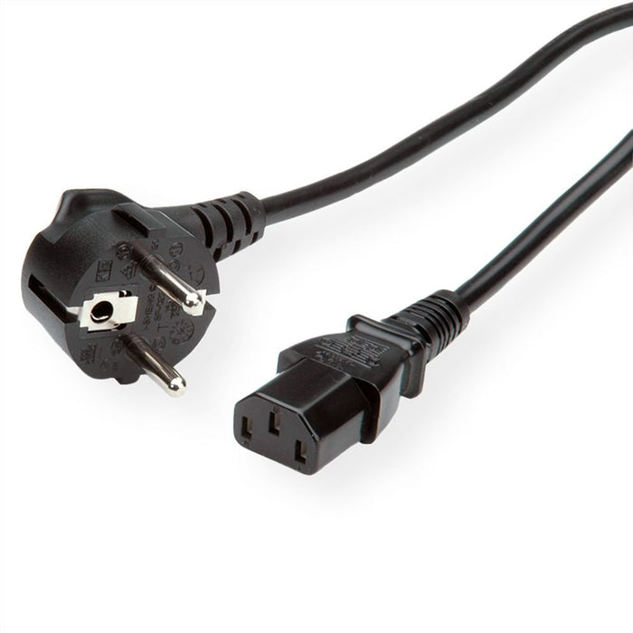 EAN 7630049627291 - ROLINE GREEN 19.44.1000 cable de transmisión Negro 0,8 m CEE7/7 IEC C13 imagen 1