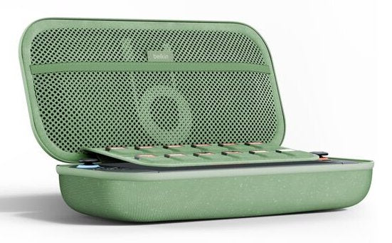 EAN 745883929474 - Belkin ENA001hqSE-V2 Estuche de viaje Nintendo Malla, Poliéster, Terciopelo Verde imagen 5