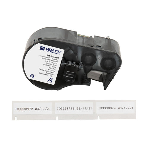 EAN 888434592021 - Brady People ID M4-124-490 etiqueta de impresora Blanco Etiqueta para impresora autoadhesiva imagen 1