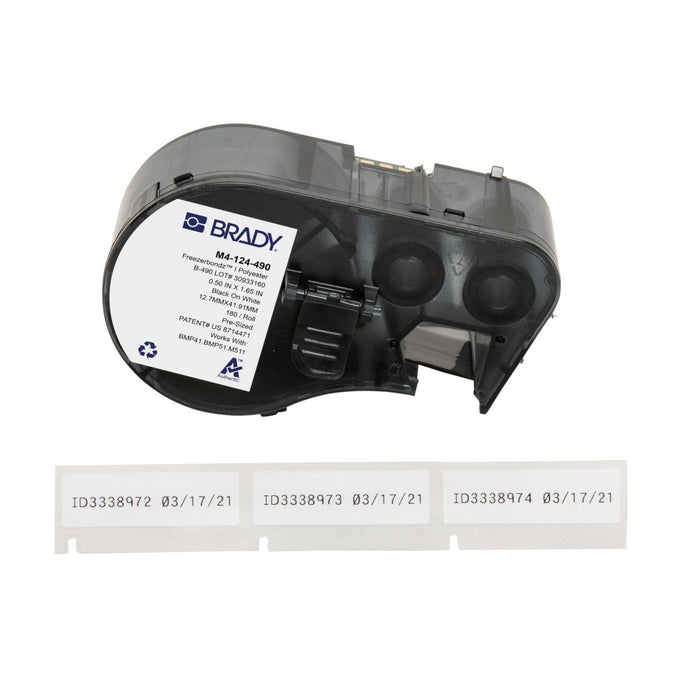 EAN 888434592021 - Brady People ID M4-124-490 etiqueta de impresora Blanco Etiqueta para impresora autoadhesiva imagen 1