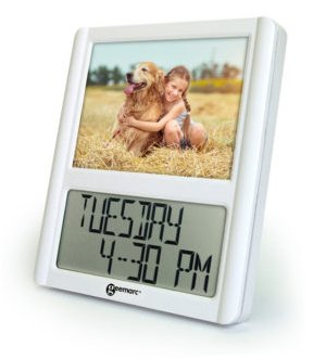 EAN 3521350009095 - Geemarc Telecom Viso 5 Reloj despertador digital Blanco imagen 3