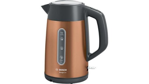 EAN 4242005188284 - Bosch TWK4P439 tetera eléctrica 1,7 L 2400 W Negro, Oro imagen 1