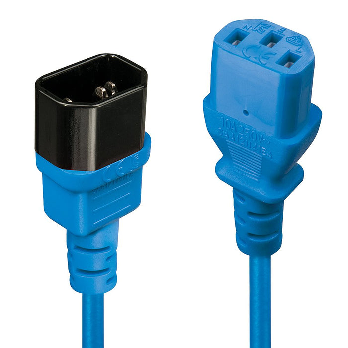 EAN 4002888304702 - Lindy 30470 cable de transmisión Azul 0,5 m C14 acoplador C13 acoplador imagen 1