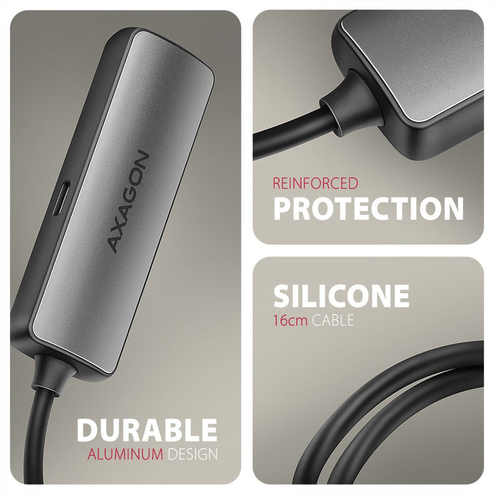 EAN 8595247908773 - Axagon RVC-HI8KPD, USB-C -> HDMI 2.1 redukce / adaptér, 8K/60Hz, 4K/144Hz, HDR10+, PD100W 0,16 m USB Tipo imagen 4