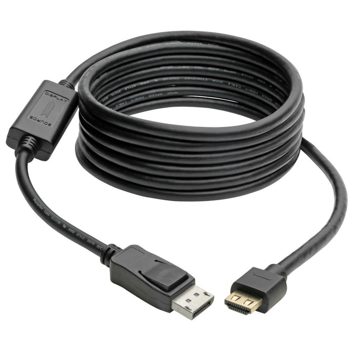 EAN 37332268730 - Tripp Lite P582-010-HD-V4A adaptador de cable de vídeo 3,05 m DisplayPort HDMI Negro imagen 2