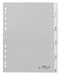 EAN 4005546640723 - Durable 6440 Separador numérico con pestaña Polipropileno (PP) Gris imagen 1