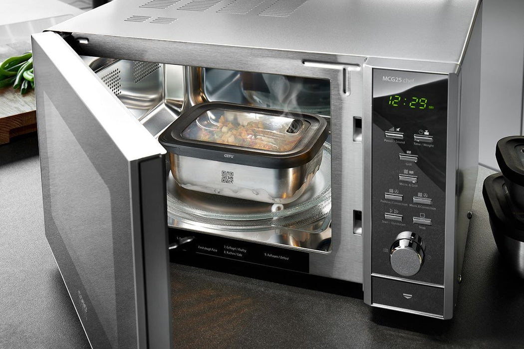 EAN 4006664127769 - GEFU 12776 recipiente de almacenar comida Rectangular Contenedor 2,6 L Negro, Acero inoxidable 1 pieza(s) imagen 5