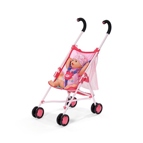 EAN 4001167840665 - BABY born Stroller with Bag Pink Cochecito para muñecas imagen 6