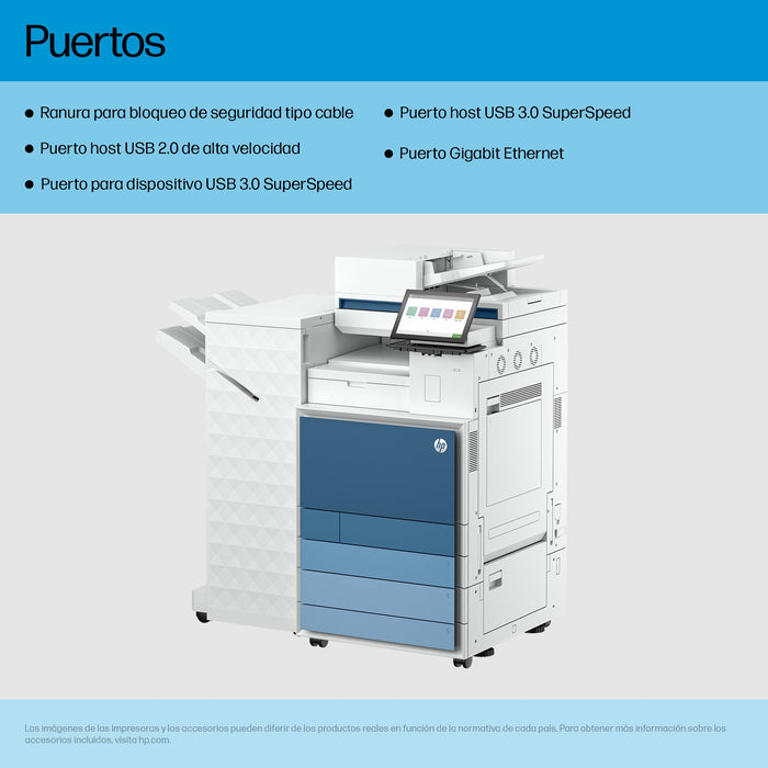EAN 0198828506832 - HP Clr LaserJet Ent Flw MFP8801z+ Prntr Laser A3 1200 x 1200 DPI 60 ppm Wifi imagen 4