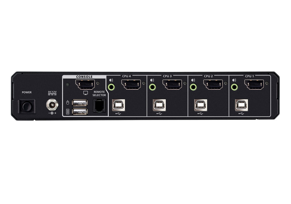 EAN 8680603506165 - ATEN CS1184DPH4-AT-G interruptor KVM Negro imagen 3