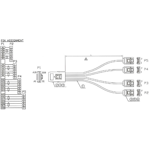 EAN 4043718217830 - InLine 27620B cable Serial Attached SCSI (SAS) 1 m Rojo imagen 2