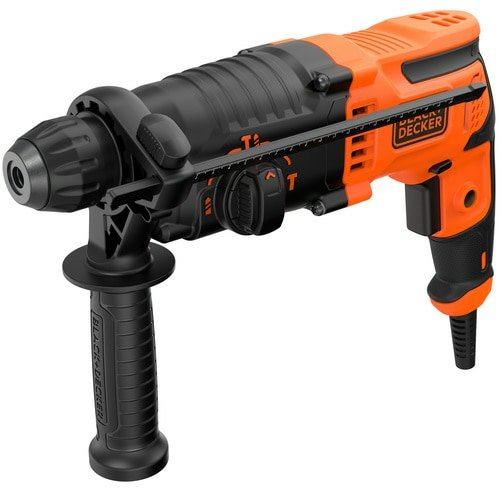 EAN 5035048730454 - Black & Decker BEHS01K-QS taladro 1600 RPM SDS Plus Negro, Naranja imagen 1