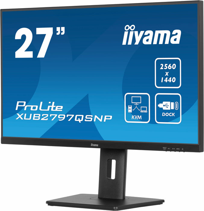 EAN 4948570124329 - iiyama ProLite XUB2797QSNP-B1 pantalla para PC 68,6 cm (27") 2560 x 1440 Pixeles Quad HD LED Negro imagen 6