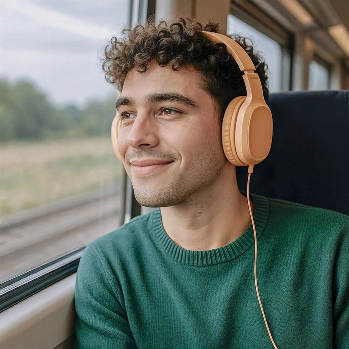 EAN 4047443545343 - Hama Fun C Auriculares Alámbrico Diadema Llamadas/Música USB Tipo C Naranja imagen 6