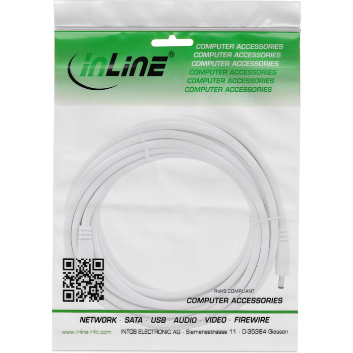EAN 4043718308774 - InLine 26903E cable de transmisión Blanco 3 m 5.5 x 2.1 mm imagen 2