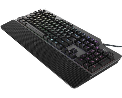 EAN 193268293847 - Lenovo Legion K500 teclado Juego USB QWERTY Inglés de EE. UU. Negro, Gris imagen 5