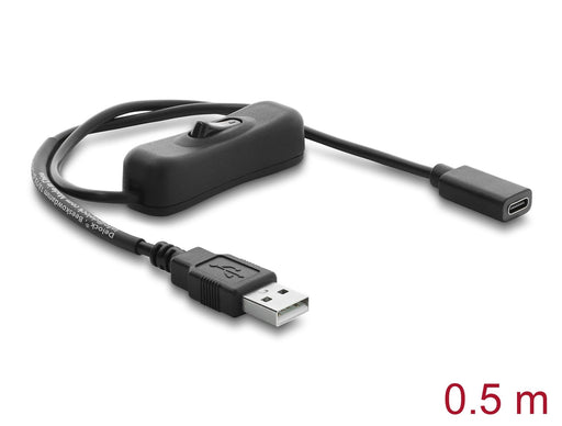 EAN 4043619816583 - DeLOCK 81658 cable USB 0,5 m USB A USB C Negro imagen 2