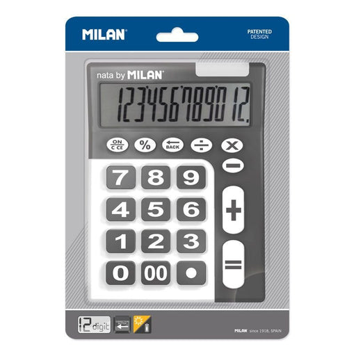 EAN 8411574046073 - Milan 150912KBL calculadora Escritorio Calculadora básica Negro, Blanco imagen 1