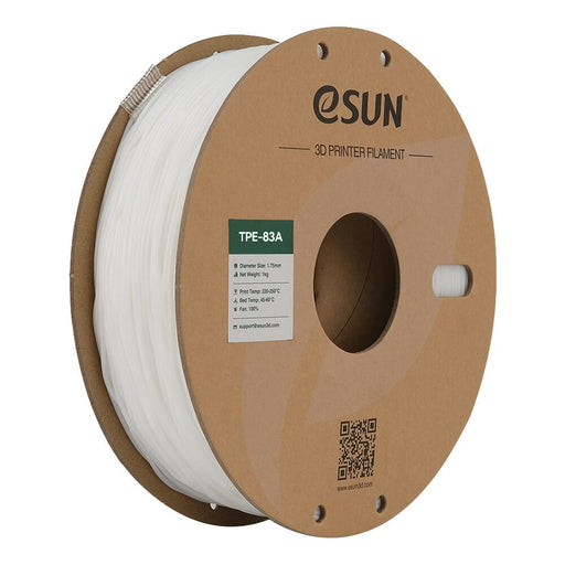 EAN 6922572274013 - eSUN TPE-83A Elastómero termoplástico (TPE) Blanco 1 kg imagen 1