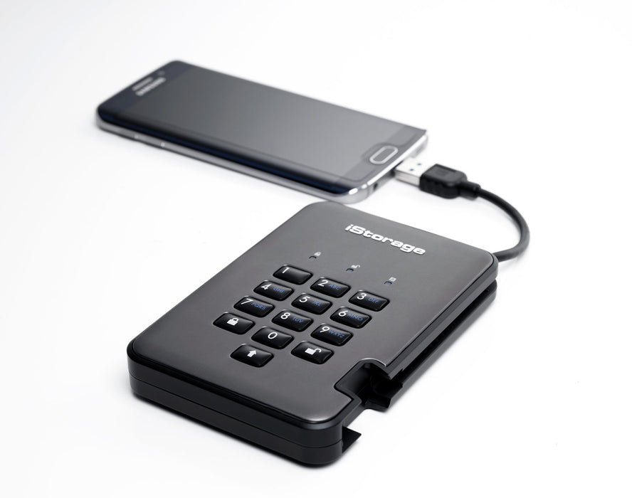 EAN 5060220251878 - iStorage diskAshur PRO2 disco duro externo 4 TB 5400 RPM 2.5" USB tipo A 3.2 Gen 1 (3.1 Gen 1) Negro imagen 7