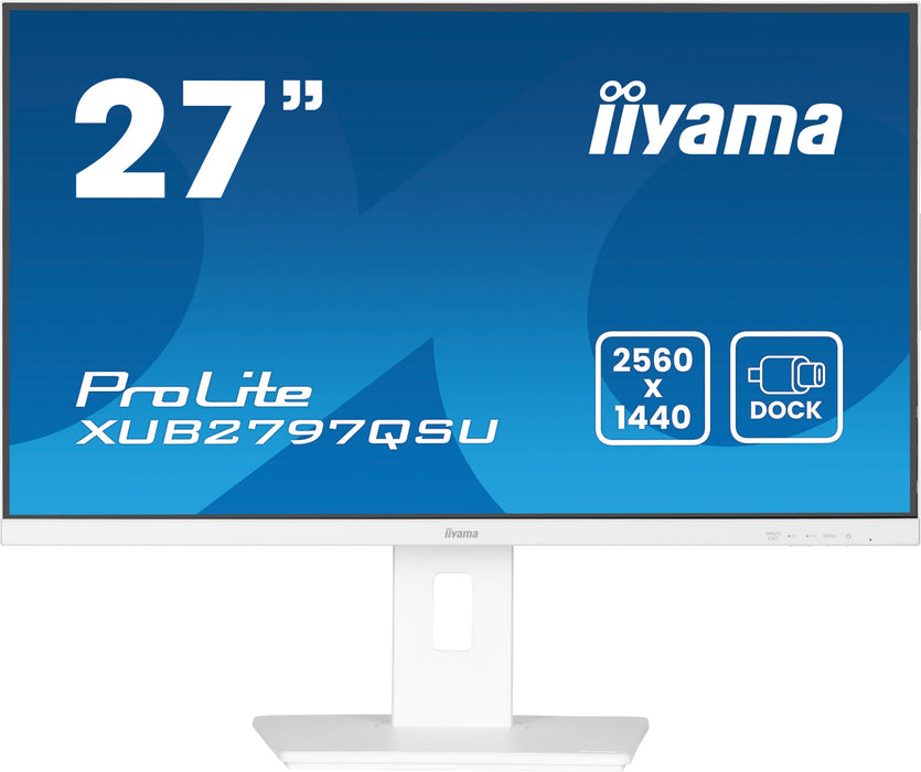 EAN 4948570125111 - iiyama ProLite XUB2797QSU-W2 pantalla para PC 68,6 cm (27") 2560 x 1440 Pixeles Quad HD LED Blanco imagen 2