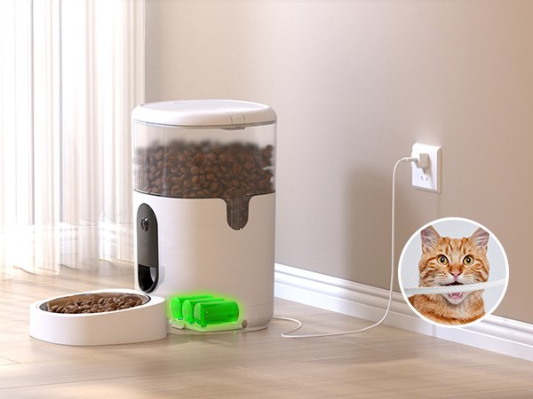 EAN 6976391032576 - Imou PF1 4L comedero y bebedero para perro y gato Acero inoxidable Blanco Comedero automático para mascot imagen 11